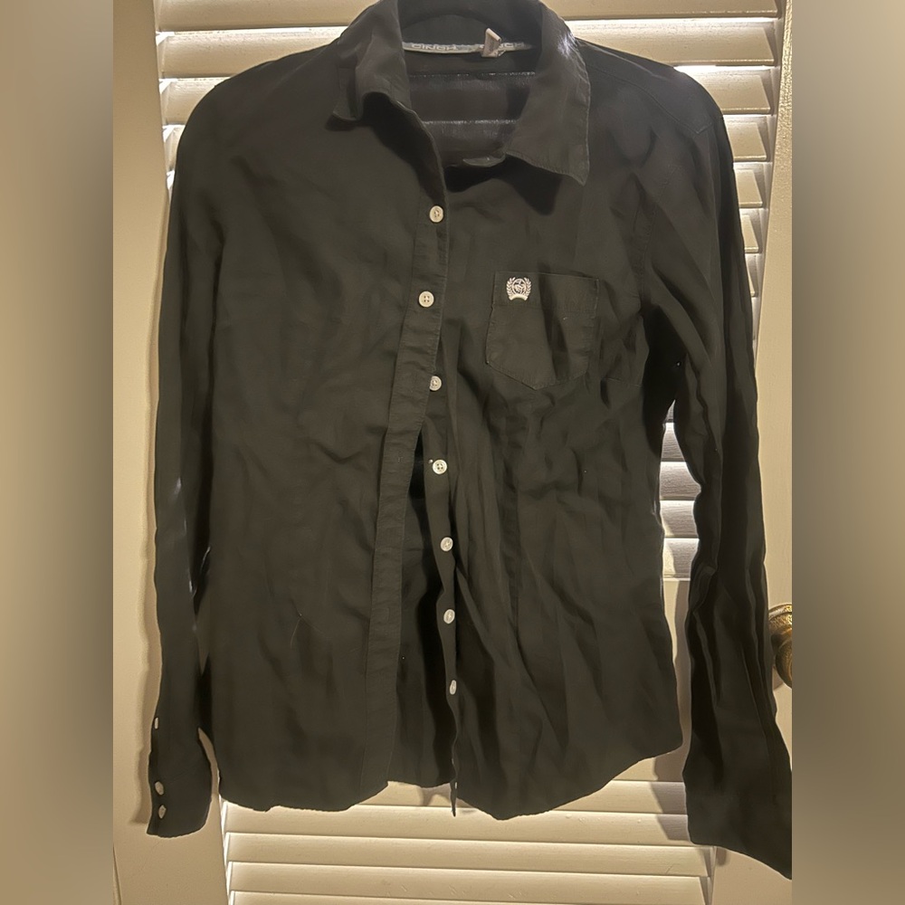 Cinch Women's Black Button-Down Shirt